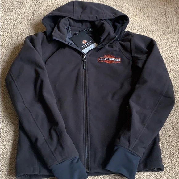 harley davidson waterproof fleece jacket